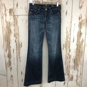 7 For All Mankind, Dojo Jeans, Size 26, worn.  O16